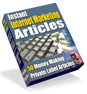 50 INSTANT INTERNET MARKETING ARTICLES - Click Image to Close